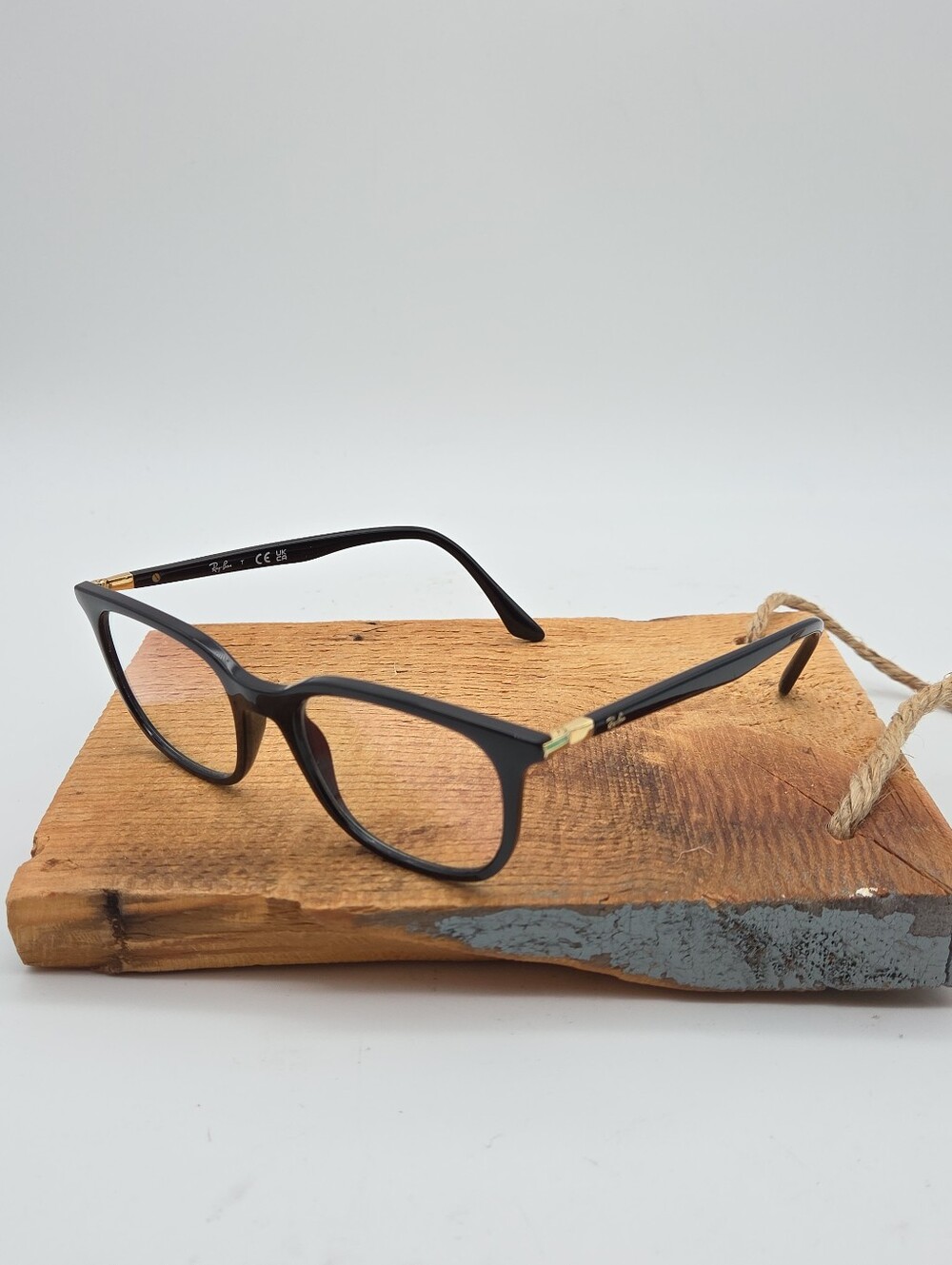 Ray-Ban Eyeglasses Frames‎ RB7211 2000 Polished Black Gold